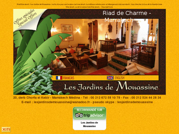 www.lesjardinsdemouassine.com