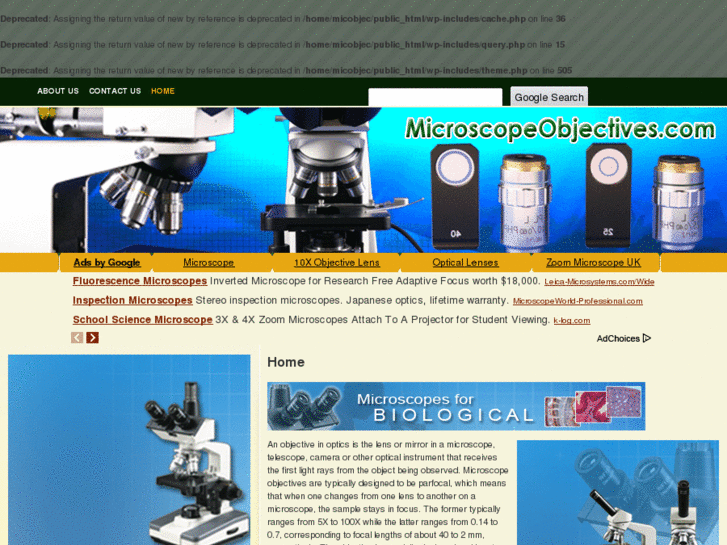 www.microscopeobjectives.com