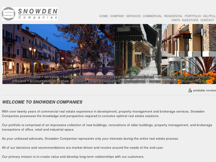 www.snowdencompanies.com