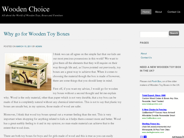 www.woodenchoice.co.uk