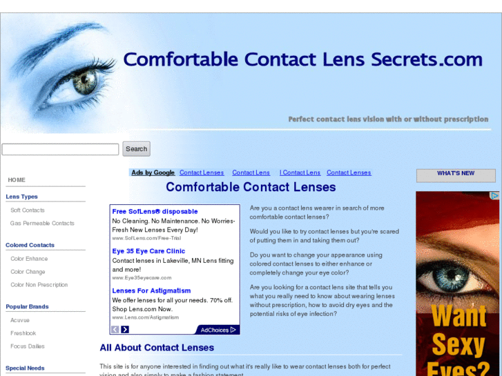 www.comfortable-contact-lens-secrets.com