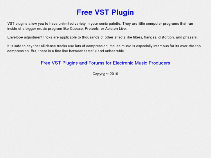 www.freevstplugin.com