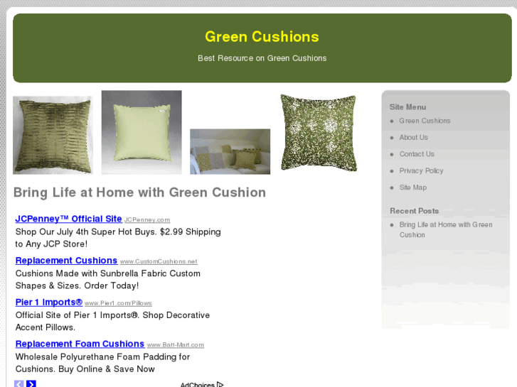 www.greencushions.net