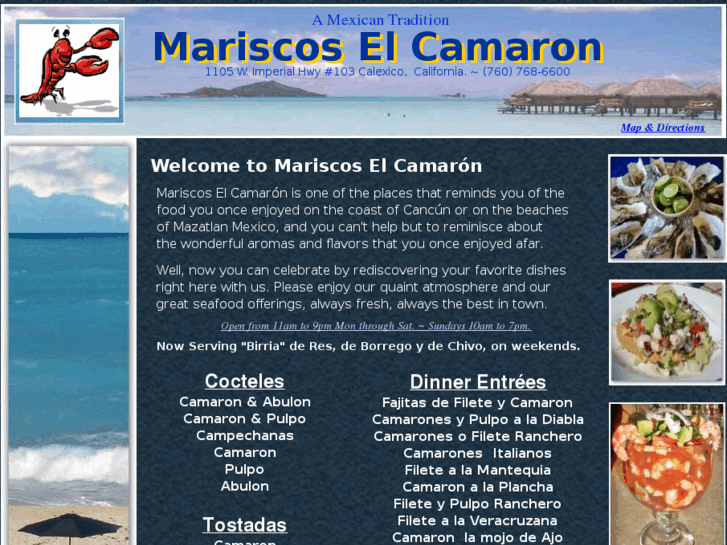 www.mariscoselcamaron.com