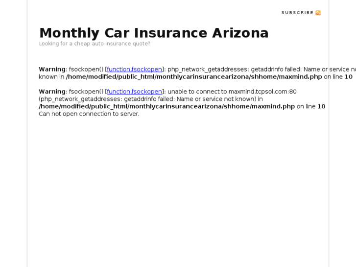 www.monthlycarinsurancearizona.com