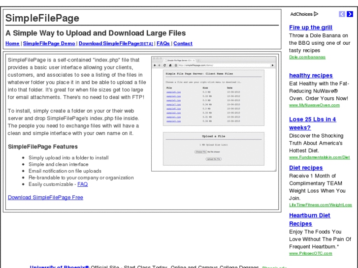 www.simplefilepage.com