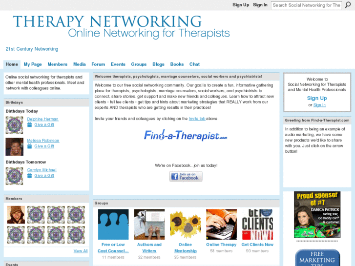 www.therapynetworking.com