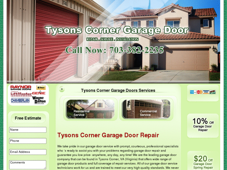 www.tysonscornervagaragedoor.com