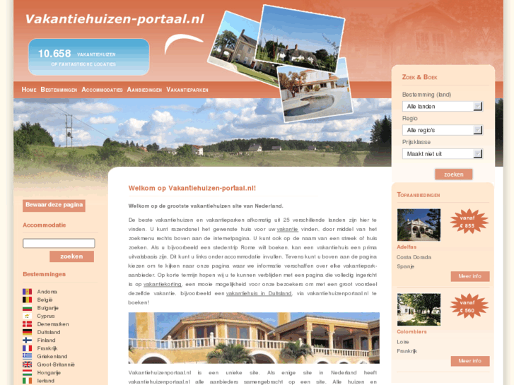 www.vakantiehuizenportaal.nl