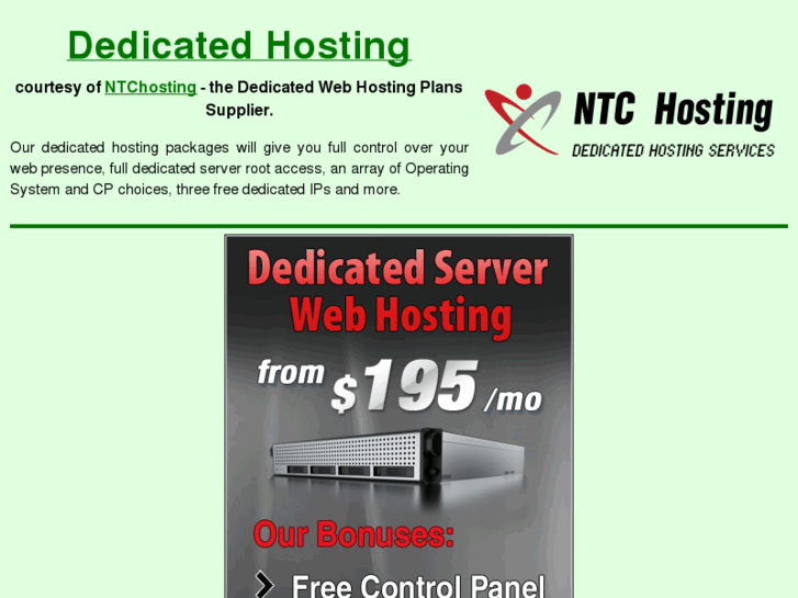 www.dedicatedhosting2013.com