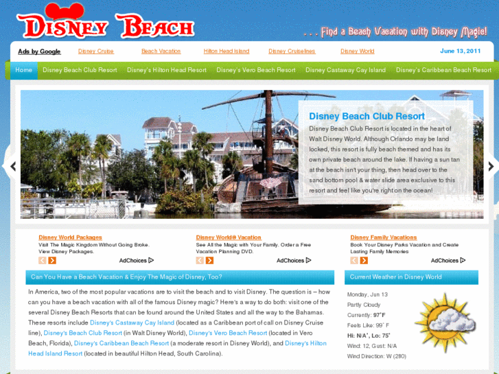 www.disneybeach.com