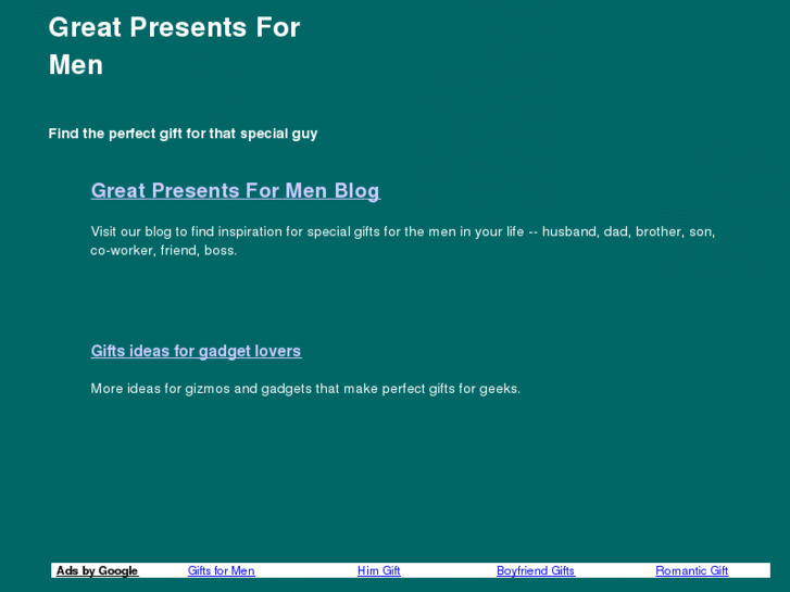 www.greatpresentsformen.com