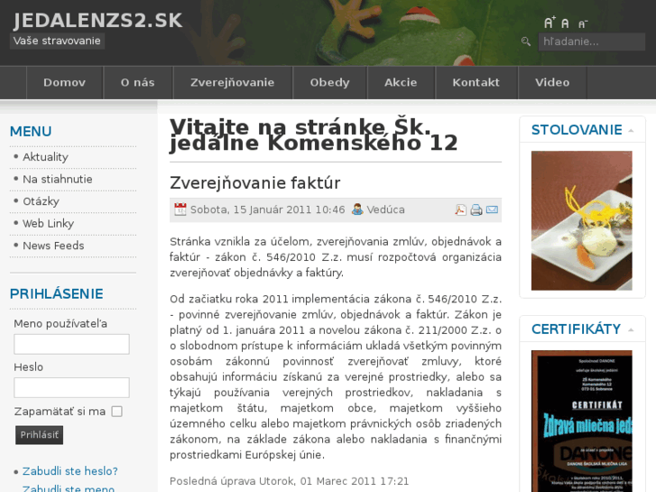 www.jedalenzs2.sk