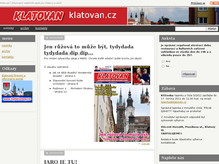 www.klatovan.cz