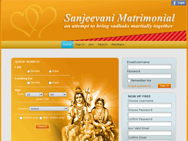 www.sanjeevanimatrimonial.com