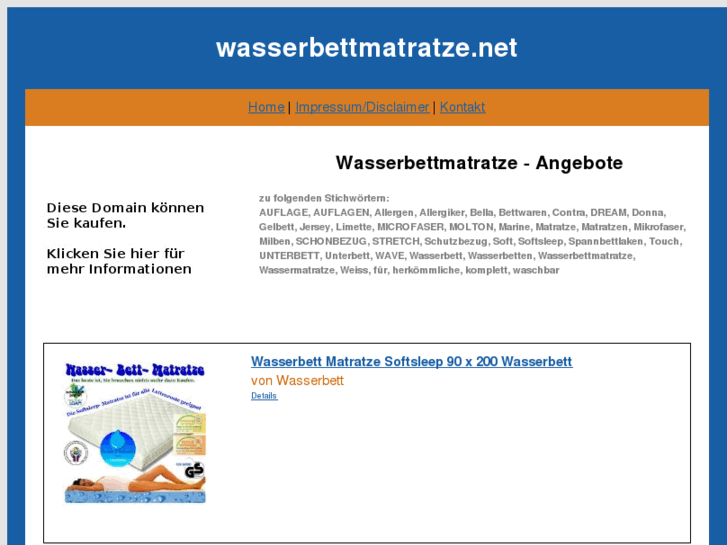 www.wasserbettmatratze.net