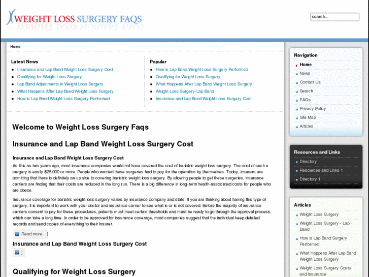 www.weightlosssurgeryfaqs.com