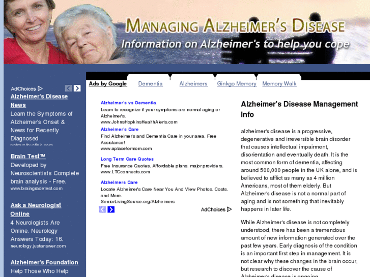 www.alzheimersmanagementinfo.com