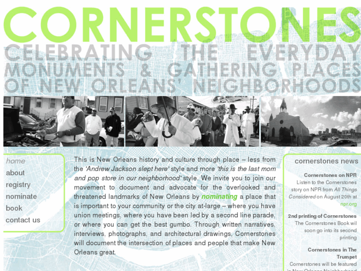 www.cornerstonesproject.org