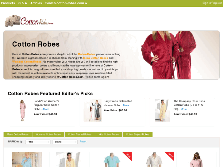 www.cotton-robes.com