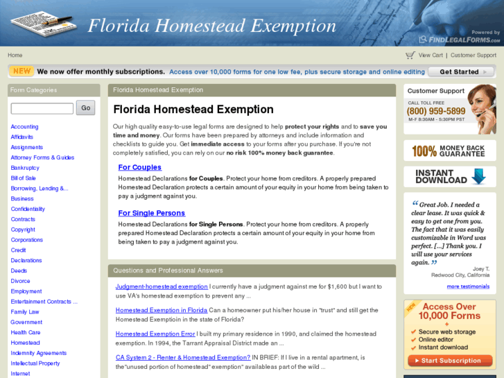 www.floridahomesteadexemptionforms.com