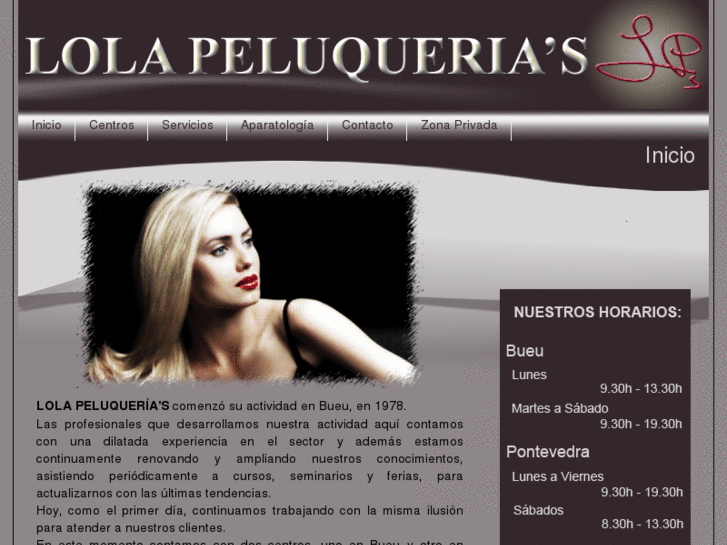 www.lolapeluquerias.es