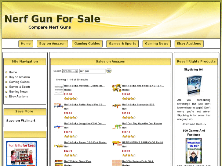 www.nerfgunforsale.com