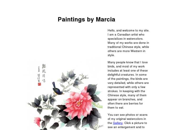 www.paintingsbymarcia.com