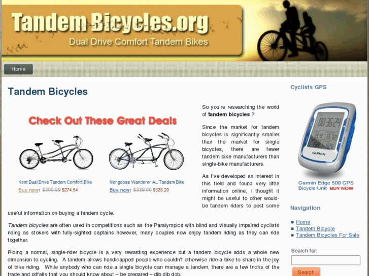 www.tandem-bicycles.org