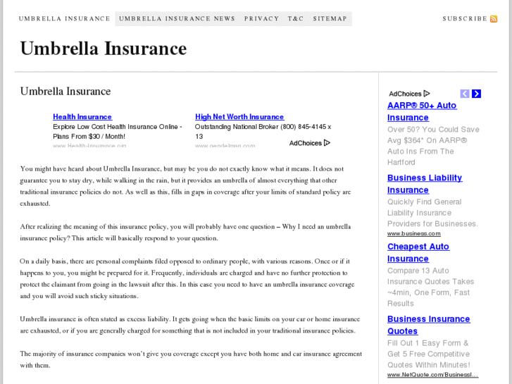 www.umbrella-insurance.net