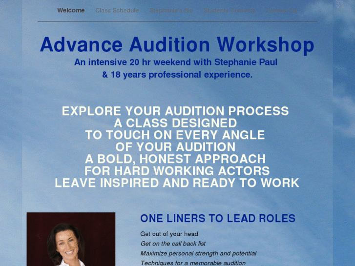 www.advancedauditionworkshop.com