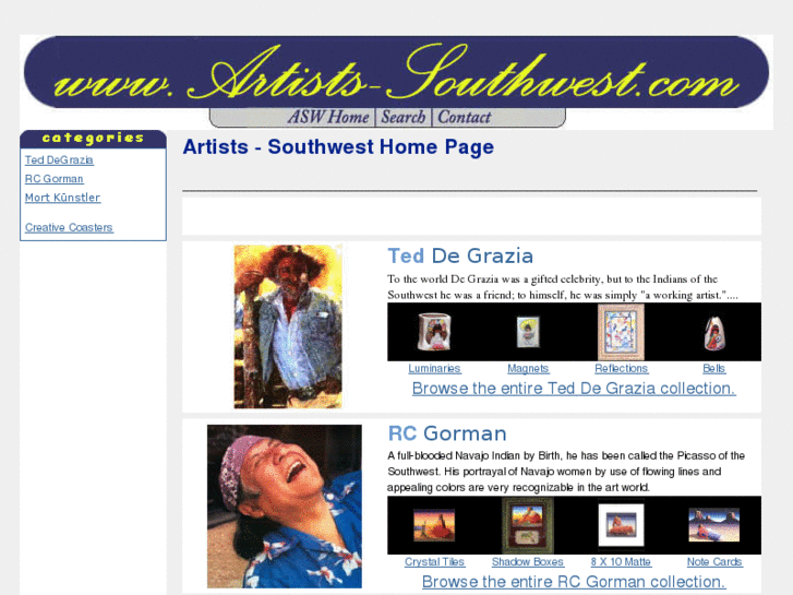 www.artists-southwest.com