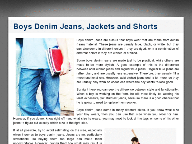 www.boysdenim.com