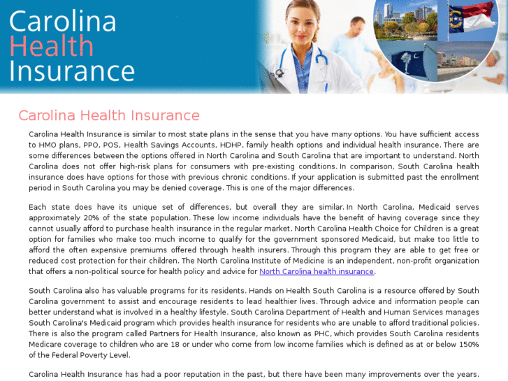 www.carolinahealthinsurance.org