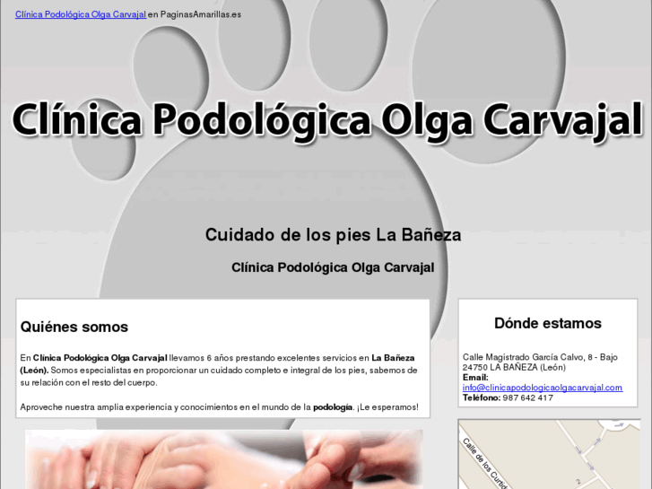 www.clinicapodologicaolgacarvajal.com