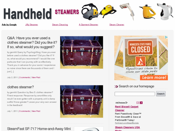 www.handheldsteamers.info