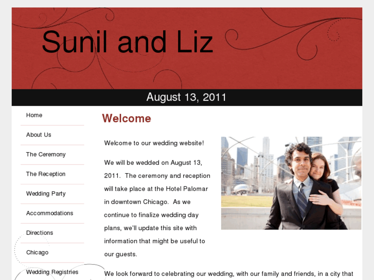 www.lizandsunil.com