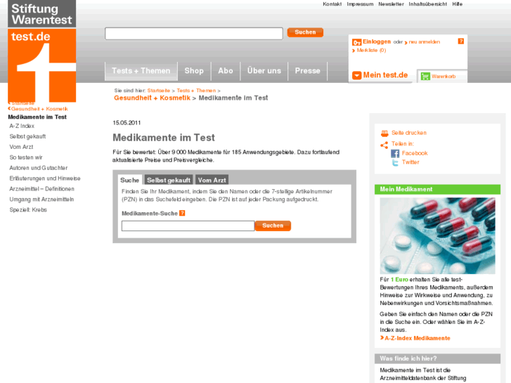 www.medikamente-im-test.de