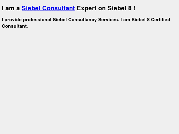 www.siebelcertifiedconsultant.com