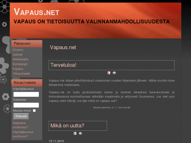 www.vapaus.net