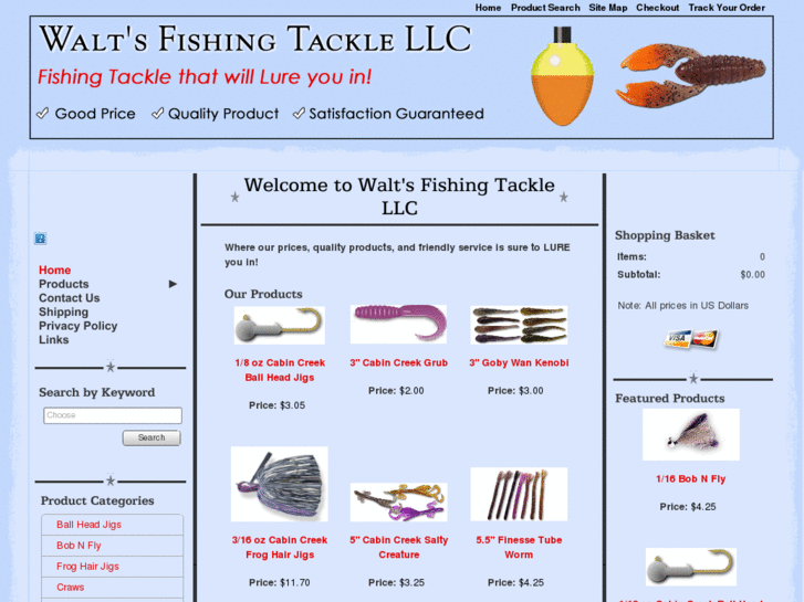 www.waltsfishingtackle.com