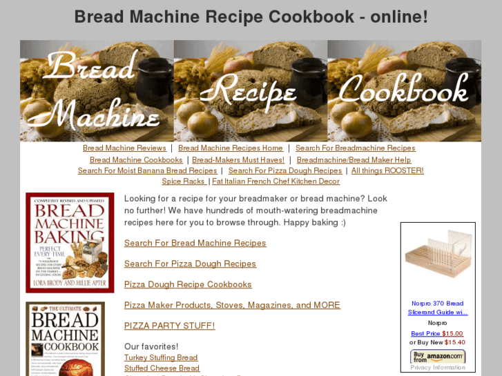 www.breadmachinerecipecookbook.com