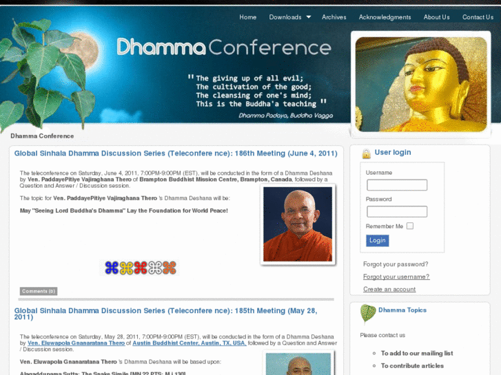 www.dhammaconference.org