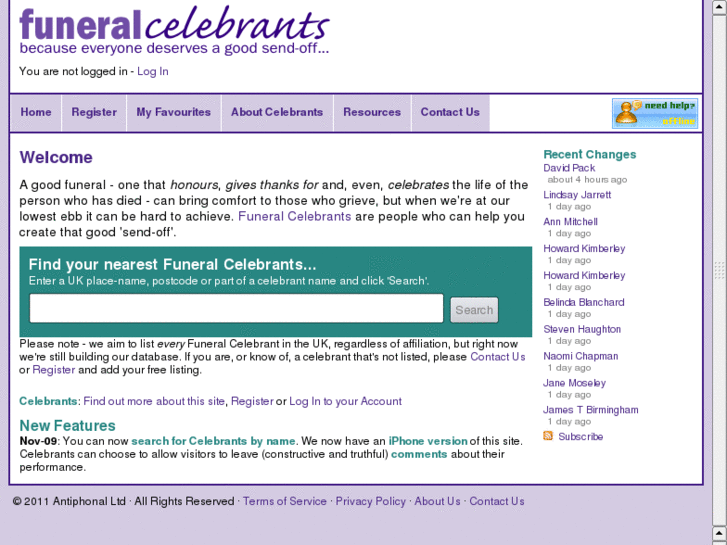 www.funeralcelebrants.net