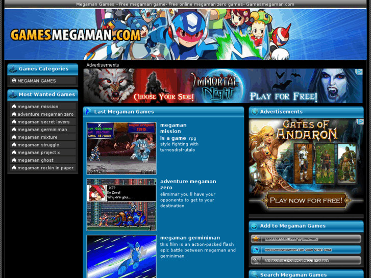 www.gamesmegaman.com