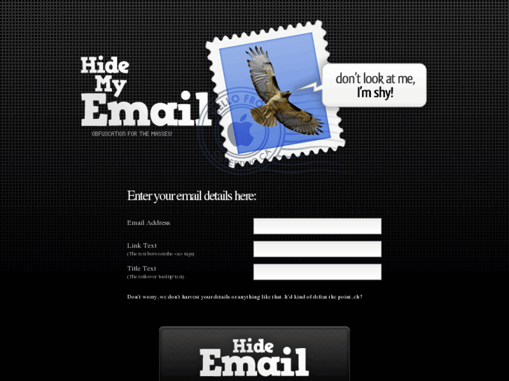 www.hidemyemail.co.uk