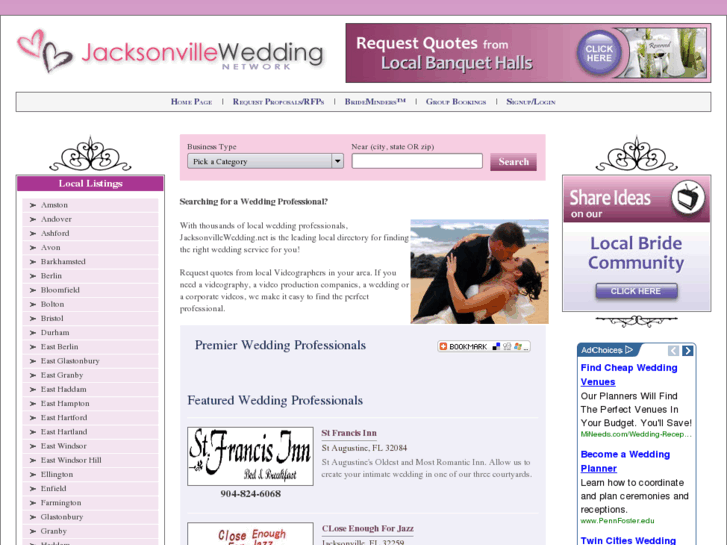 www.jacksonvillewedding.net