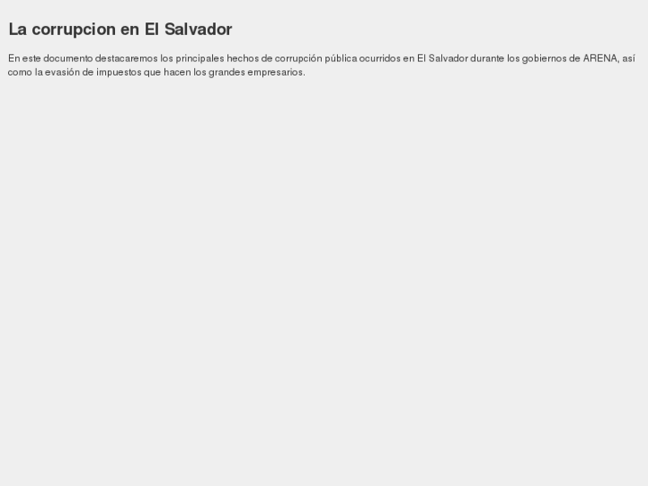 www.lacorrupcionarenera.com