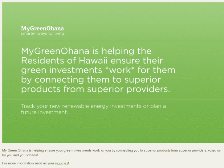 www.mygreenohana.com