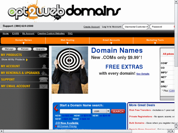 www.opt2domain.com